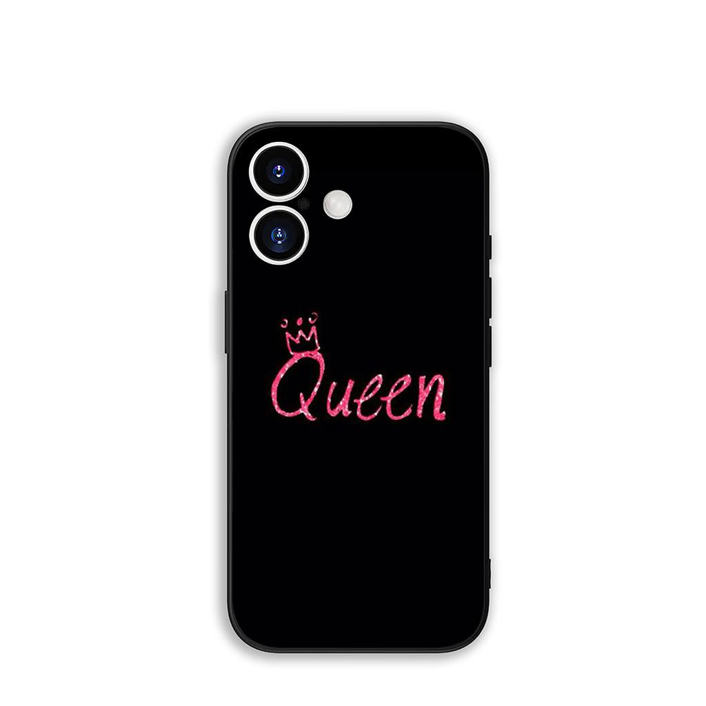 For Samsung Galaxy A55 A54 A25 A36 A17 A26 A35 A33 A34 A14 A37 S8 S9 S20 S21 FE S10 Plus Case Queen King Couple Novelty Fundas