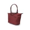 LONGCHAMP Le Pliage Green Recycled Canvas Shoulder Bag Medium Women's Pomegranate 2605919P98