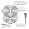 Matsuzaki High-Speed Steel Mini Circular Saw Blades for Drills