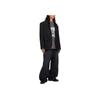 WE11DONE Washed Zipper Wide Leg Jeans Men bottoms WD-DP2-24-350-M-BK