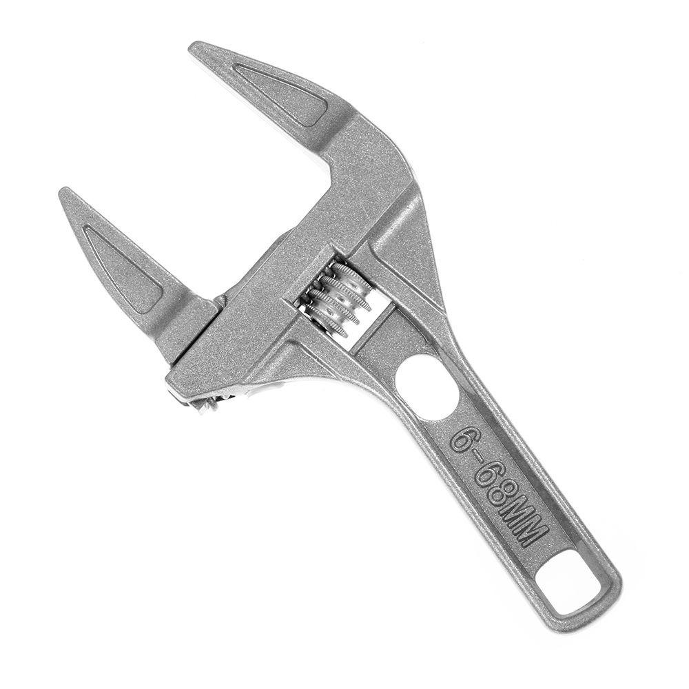 Large Opening Bathroom Hand Tools Adjustable Spanner 6-68MM Steel Key Nut Key Pipe Wrench