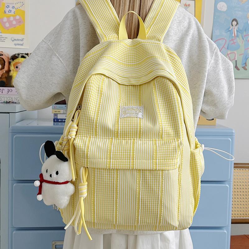Schoolbag New College Style Female Student School Bag Junior High School College Student Casual Backpack Fashion Versatile Large Capacity Backpack