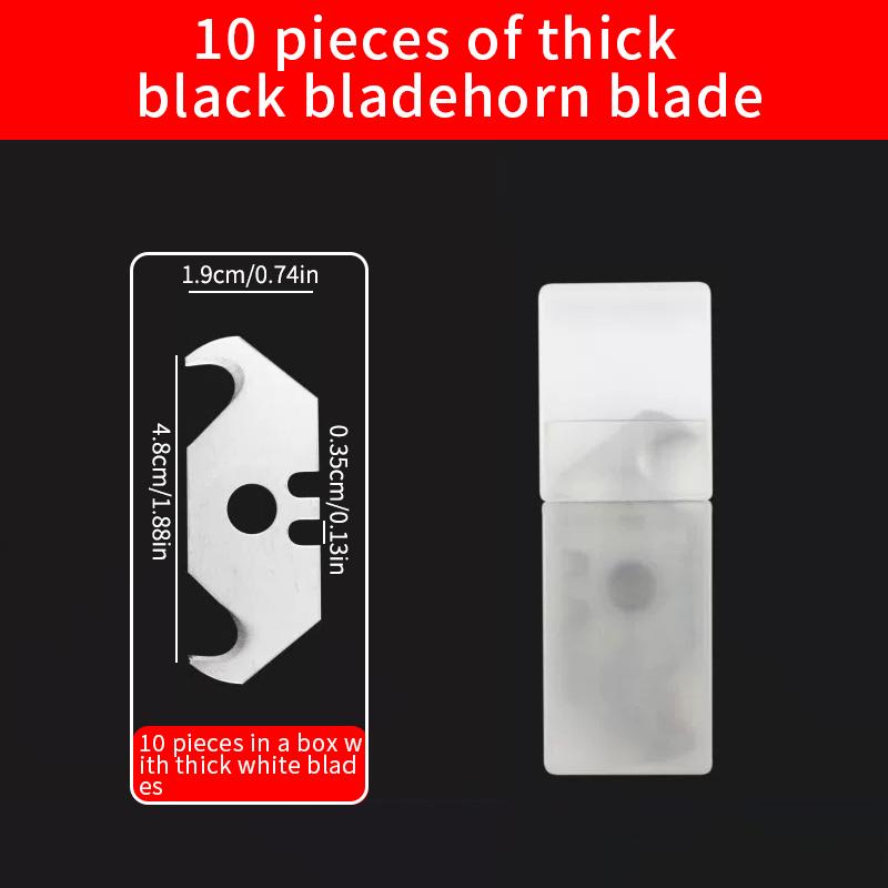 10/30/50Pcs Heavy-Duty Fast Repair Knives, Round Hook Carpet Cutter, Trapezoid Wallpaper Art Knife Blades, Renovation, Wire Stri