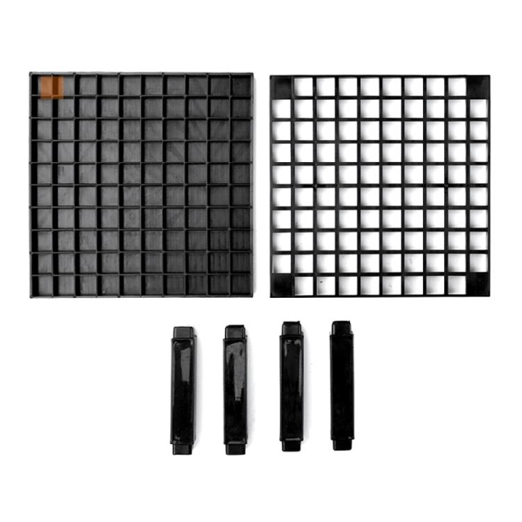 Plastic Painting Brush Hold 20 Slot Portable Design Storage For Artists Students Professionals