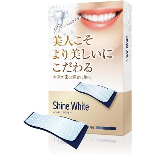 Shine White Whitening, 14-Day Supply, 28 Sheets, Whitening Sheets, Teeth Whitening, Easy Home Whitening, Toothpaste, Toothpaste, Yellowing Teeth