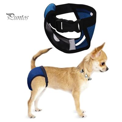 Pet Menstrual Calças Macias Confortáveis Cachorro Fisiológico Fralda Ajustável Pet Calças Sanitárias Pet