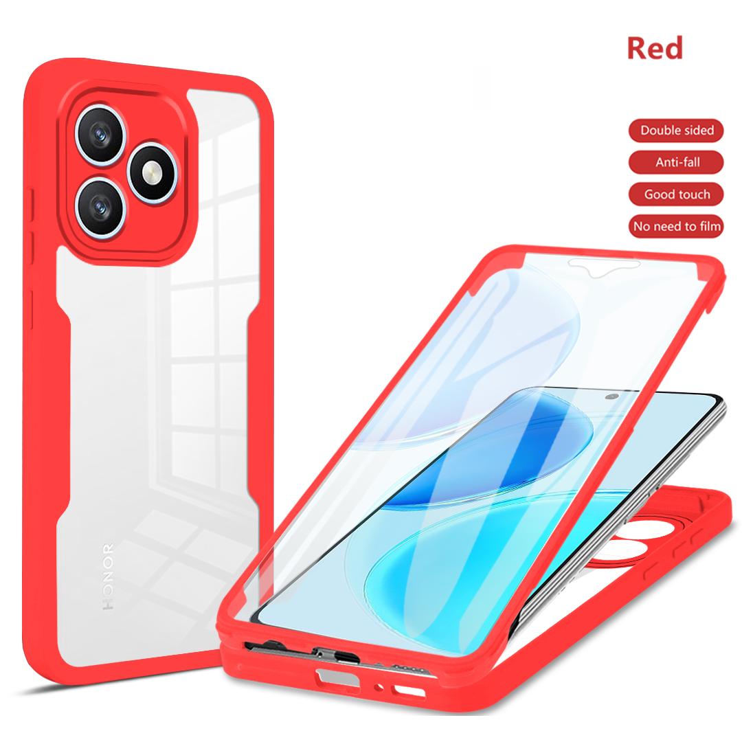 

Full Body Protection Shockproof Case for Honor X8d 4G Protective Cover Screen Protector Fundas Coque Honor X8d красный