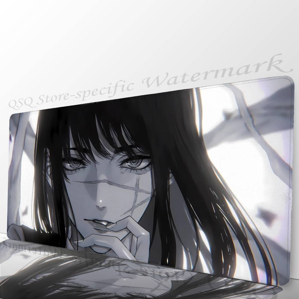 Asa Mitaka Anime C-Chainsaw Man Podkładka pod mysz Mata na biurko Z podkładką Akcesoria do gier Prime Gaming Podkładka pod klawiaturę XXL Amortyzacja