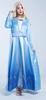 SCLYX Frozen Anna Dress, Long Sleeves, Light Blue, Cute Anna Cosplay, Adult Anna Costume, Women's, Halloween Costume, Women's, Event Costume #20551