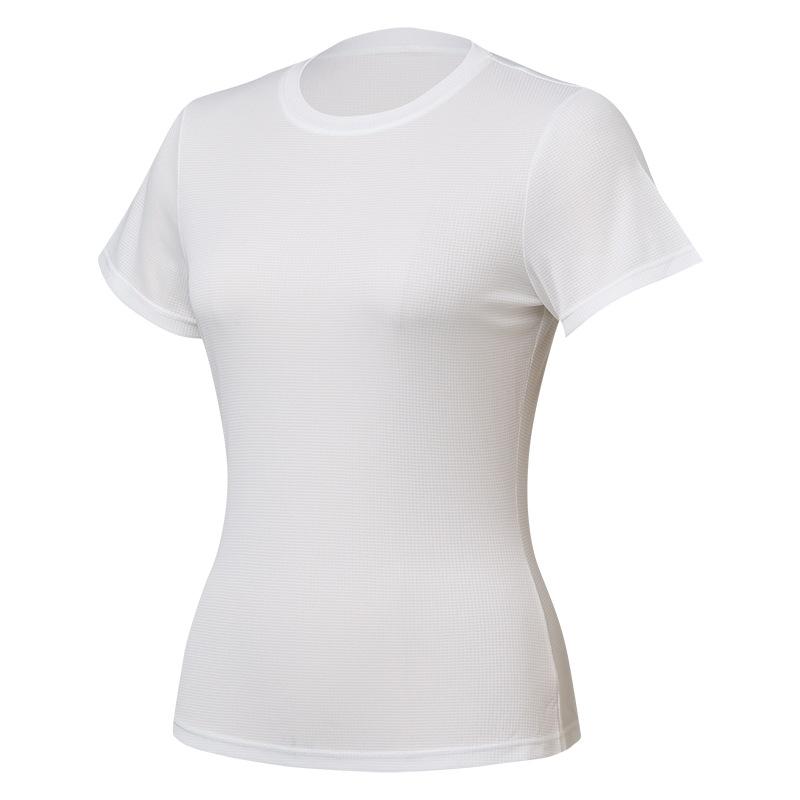 Sports T-shirt for Women, Summer Quick-dry Thin Printed Slim Fit, Short-sleeve Crew Neck Training Top Lightweight Top