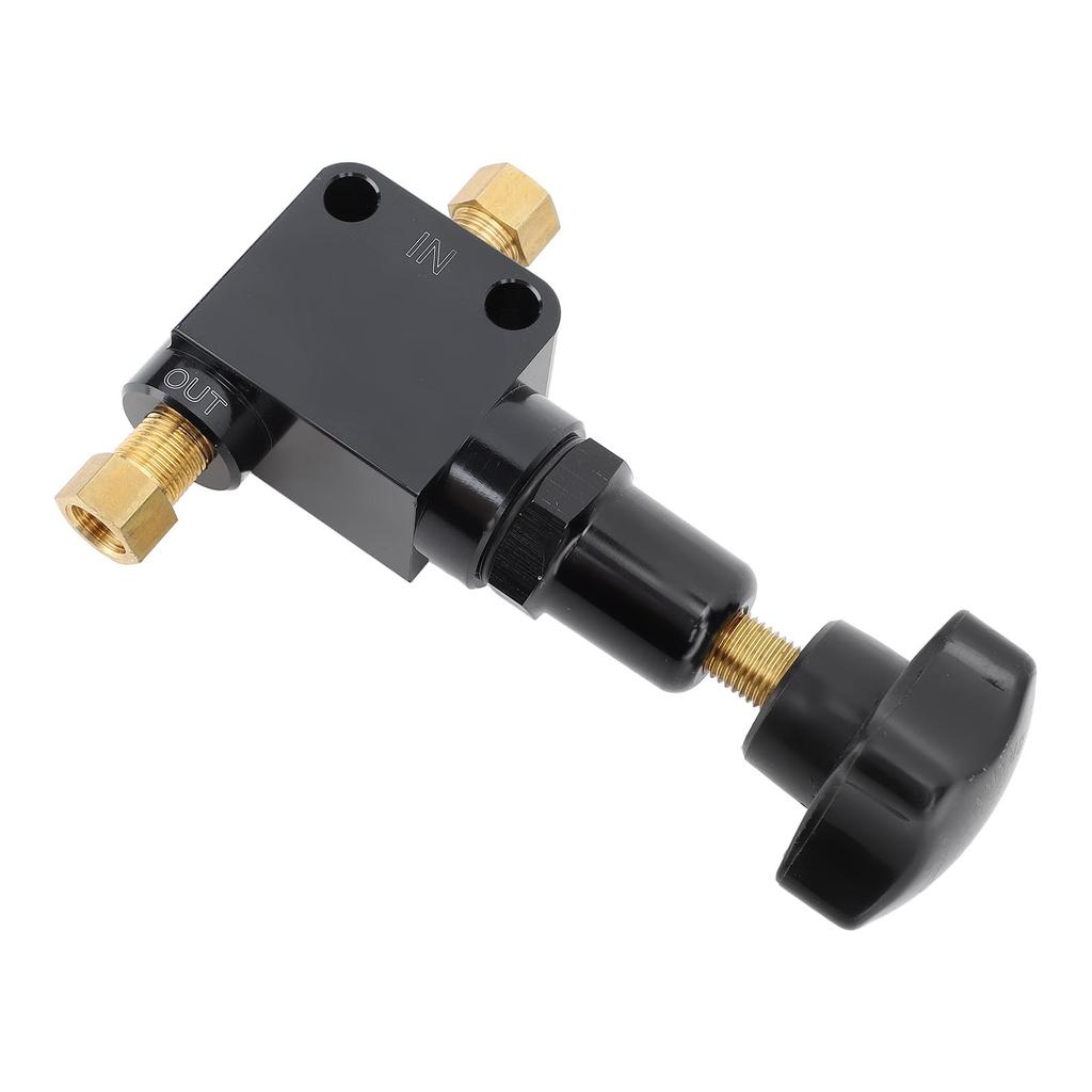 Adjustable Brake Proportioning Valve Knob Style 100‑1000PSI 1 8‑27 NPT Brake Bias Valve Pressure Regulator