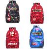 Awesome Starry Roblox Backpack For Kids With Large Capacity And Durable Material