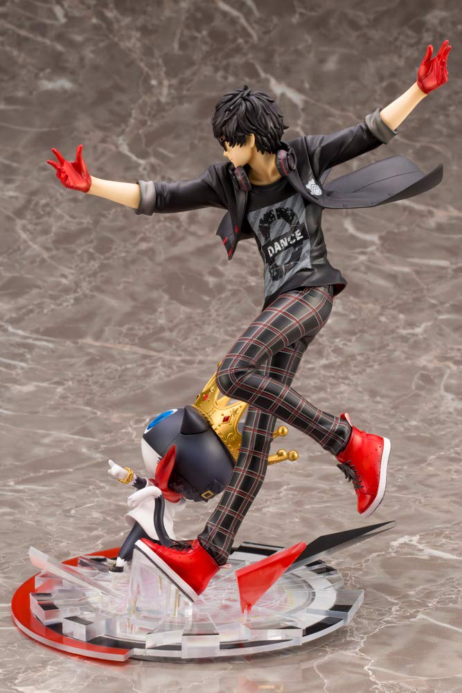 Kotobukiya Persona 5 Dancing Star Night ARTFX J Protagonist Morgana Scale PVC Painted Finished Figure & 1/8