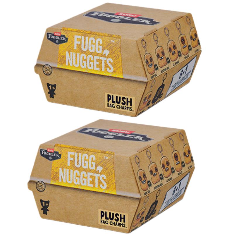 Genuine Fuggler Fugg Nuggets Series  Funny Ugly Monster Doll Keychain Bag Charm Pendant Trendy Birthday Gift Toy