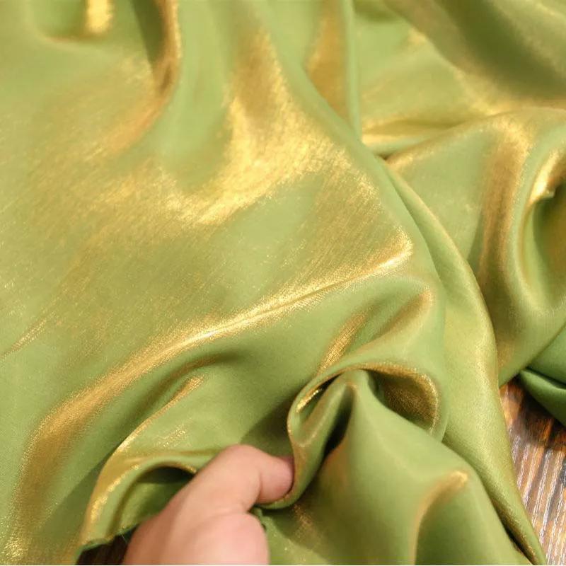 Tessuto per Abbigliamento Verde Traspirante Fai da Te Lavoro a Maglia Cucito Accessori Materiale per Abiti Camicie Tessuti Estetica Retrò