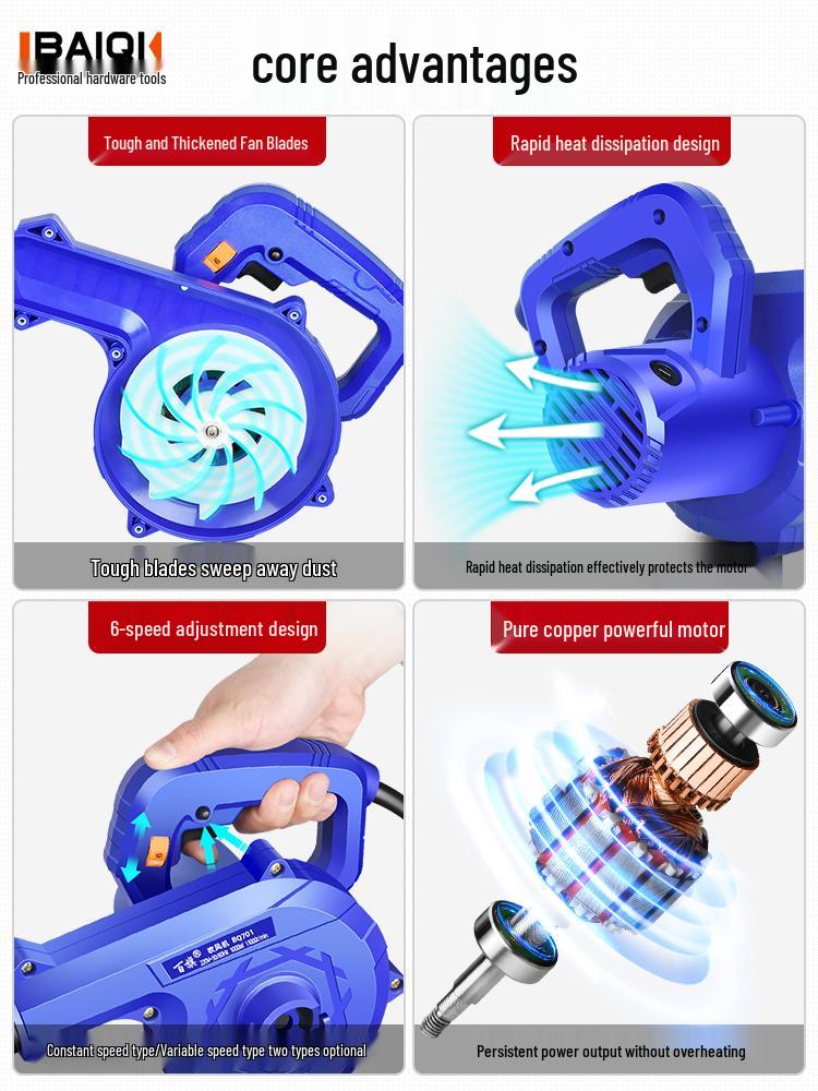 High-Pressure Air Dust Blower Gun for Dust Removal
