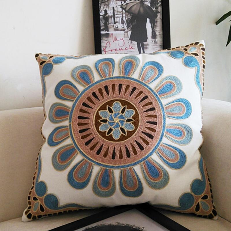 Stickerei Kissenbezug Kissen Heimdekoration Kissen Kissenbezug Sofa Dekokissen Dekoration Capa De Almofada Cojines Coussin