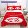 Kaiserslautern Patroon Beddengoed Dekbed Set Dekbedhoes Kussensloop Huisdecoratie Verjaardagscadeau (1 * dekbedovertrek + 2 * kussensloop zonder vulling)59