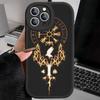 V-Viking Logo V-Vegvisir For IPhone 16 15 14 13 12 11 Pro Max Plus Leather Phone Cover