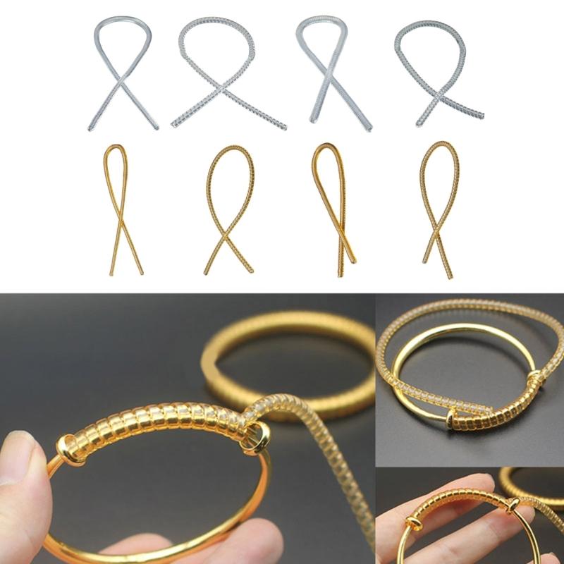 Ring Sizer Adjuster for Loose Rings Silicone Ring Size Adjuster Ring Guards Bracelet Spiral Tightener for Women and Men