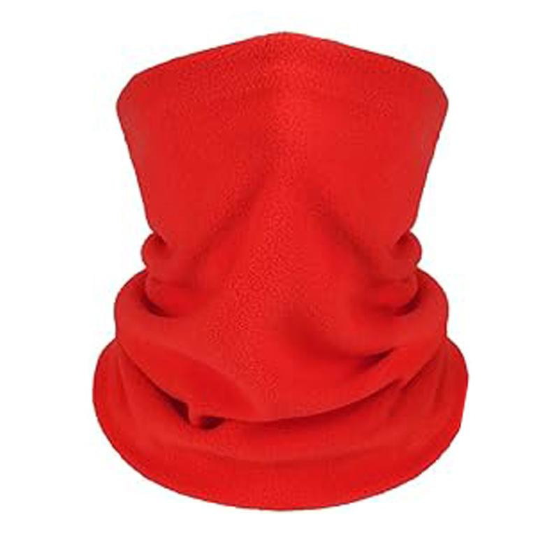 Winter Men's and Women's Outdoor Sports Fleece Bib Riding Mask Windproof Bib Fleece Hat