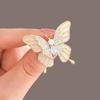 2023 Nouă broșă cu zână de flori care dansează cu înger fluture pentru femei, fată, modă, rafinată, zircon, cu strasuri, broșe de declarație