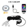 LED Car Interior Ambient Strip Light With APP Remote Control Auto Decorative Lamp RGB Fiber Optic Atmosphere Neon Lighting Kit