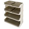 Cosmetic Organizer Makeup Storage Box Desktop Office Multi-function Organizing Box Table Clear Drawer Multi-layers Storage Racks