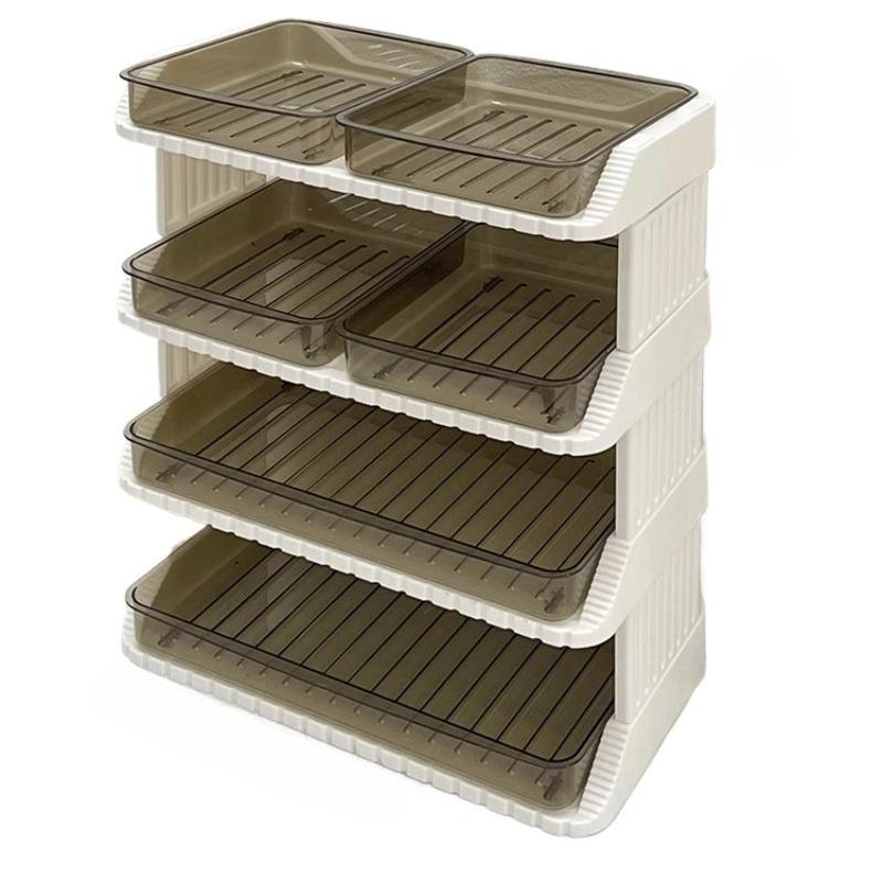 Cosmetic Organizer Makeup Storage Box Desktop Office Multi-function Organizing Box Table Clear Drawer Multi-layers Storage Racks