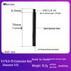Aluminum Alloy Tripod Extension Rod with 1/4 Screw and 3/8 Interface for Light Stands and Camping