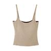2026 European-Style Backless Camisole Tank with Built-In Bra - Perfect Summer Base Layer for a Niche Look