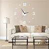 Wall Clock Glow At Night Frameless DIY Stereo Digital Clock for Home Living Room Office Wall Decroation