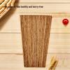 ZISIZ Natural Wenge Wood Chopsticks - 10 Pairs