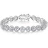 5mm Round Cuban Tennis Bracelet: Unisex Light Luxury High-End European and American Style