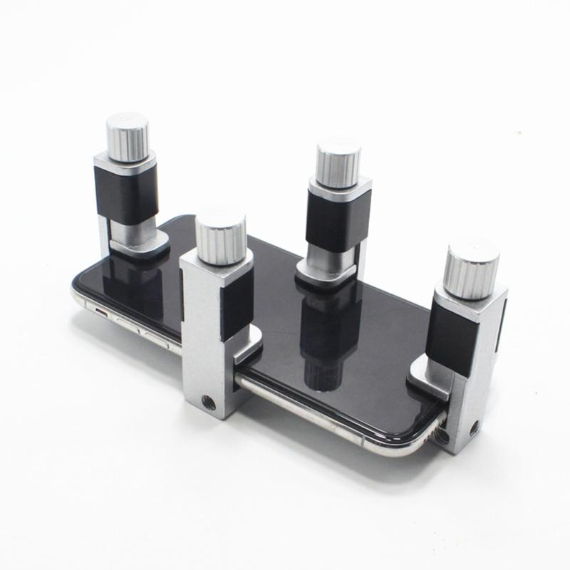 Ergonomic Mobile Device Repair Clamp Fixture With Nonslip Rubber Pad Suitable For Screen Replacement And Frame Leveling