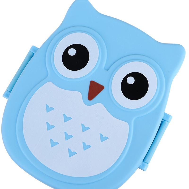 Cartoon Owl Portable Lunch Box Food Storage Container Salad Fruit Food Lunchbox