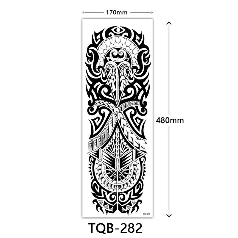 Full Arm Tattoo Sticker, Full Arm Big Picture Tattoo Sticker, Flower Arm Tattoo Sticker Tattoo