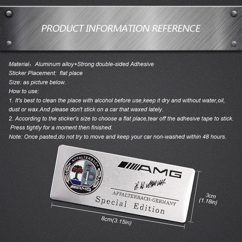 Hots  1pcs 80x30mm Auto Side Window Badge Sticker for Mercedes benz W203 W204 W205 W210 W211 W212 W463 W464 W164 W176 CLA CLS SL