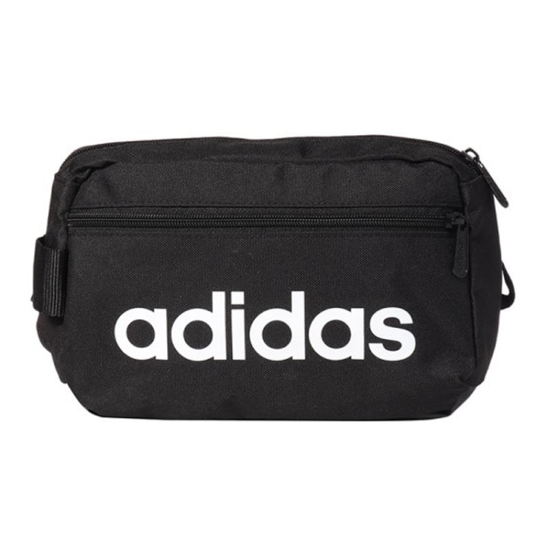 

Adidas Полиэстеровая поясная сумка обычная унисекс черная Adidas DT4827 чёрный