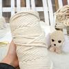 3mm Macrame Cord, 40inch Thick Cotton Macrame Rope for Wall Hanging Planters Hangers Knitting Macrame Home DIY