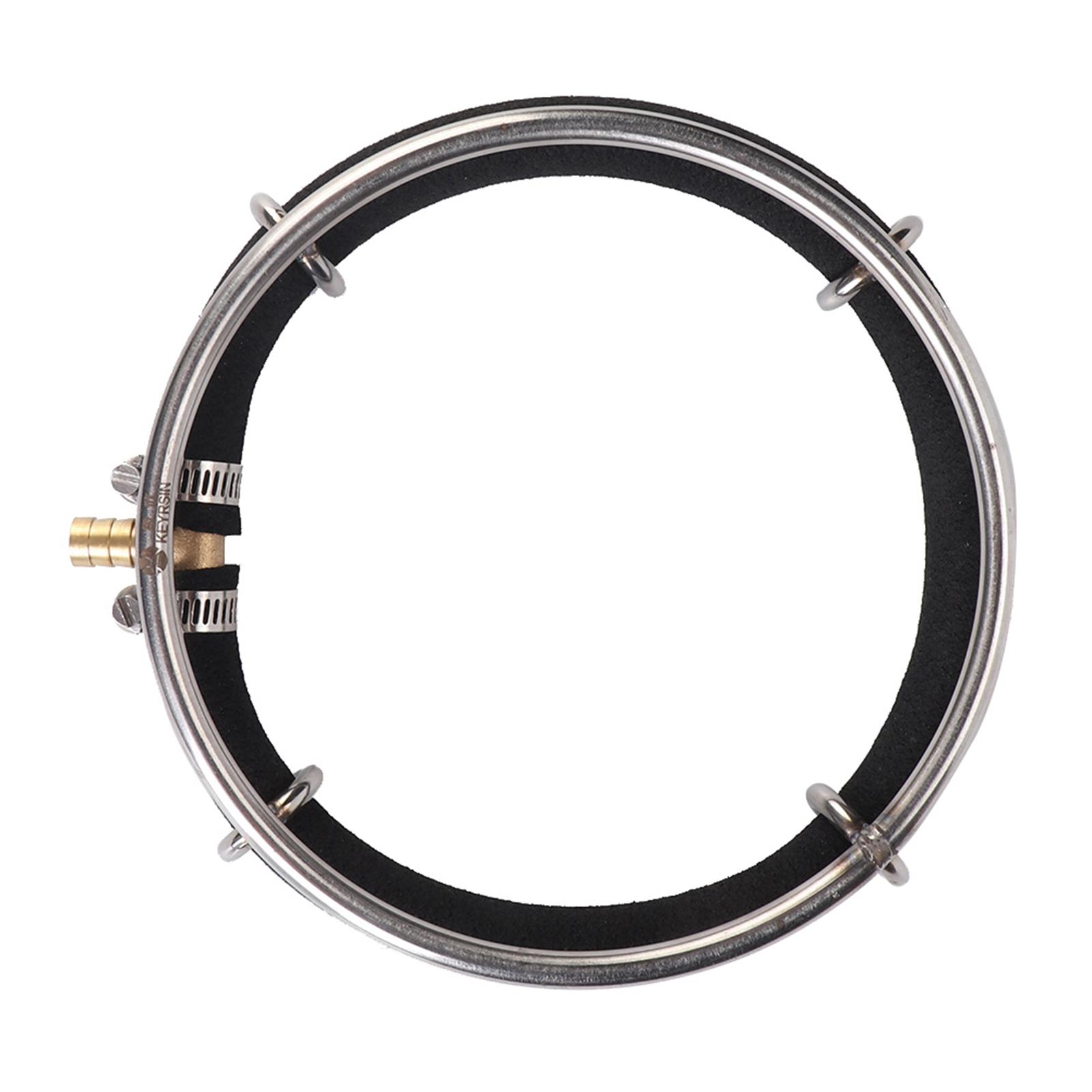 

Aquarium Round Air Bubble Diffuser Ring Fish Pond Oxygenation Bubbler(Single Ring Dia 15cm)