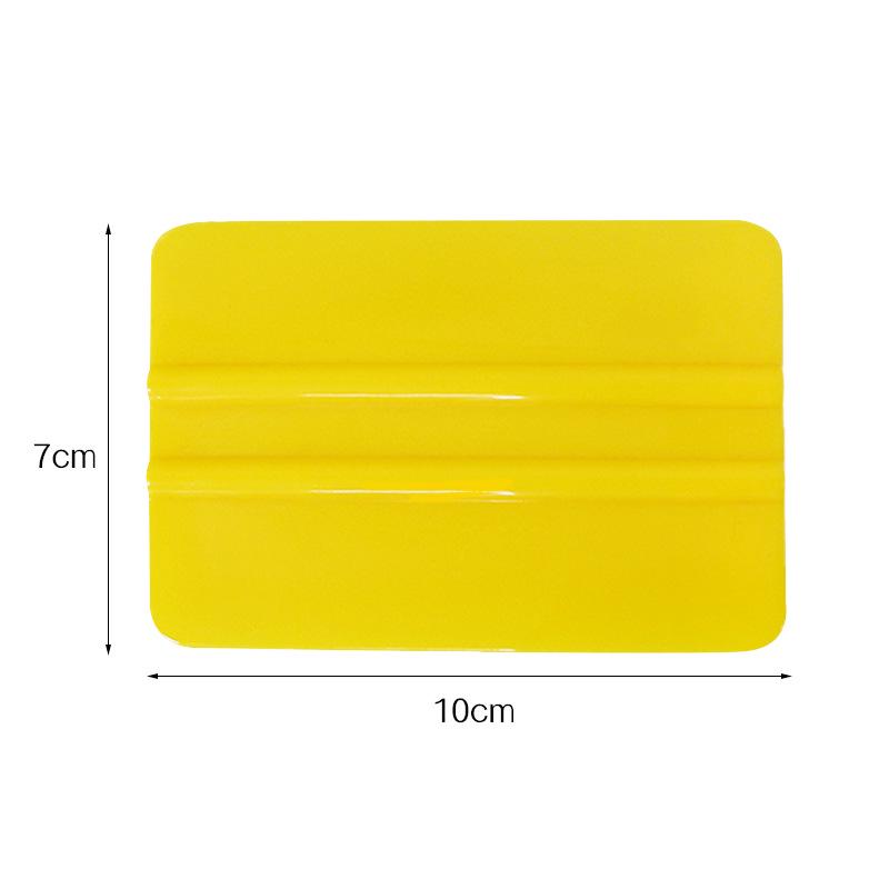 Car Vinyl Wrap Velvet Scraper Tool - Square Plastic for Film Application