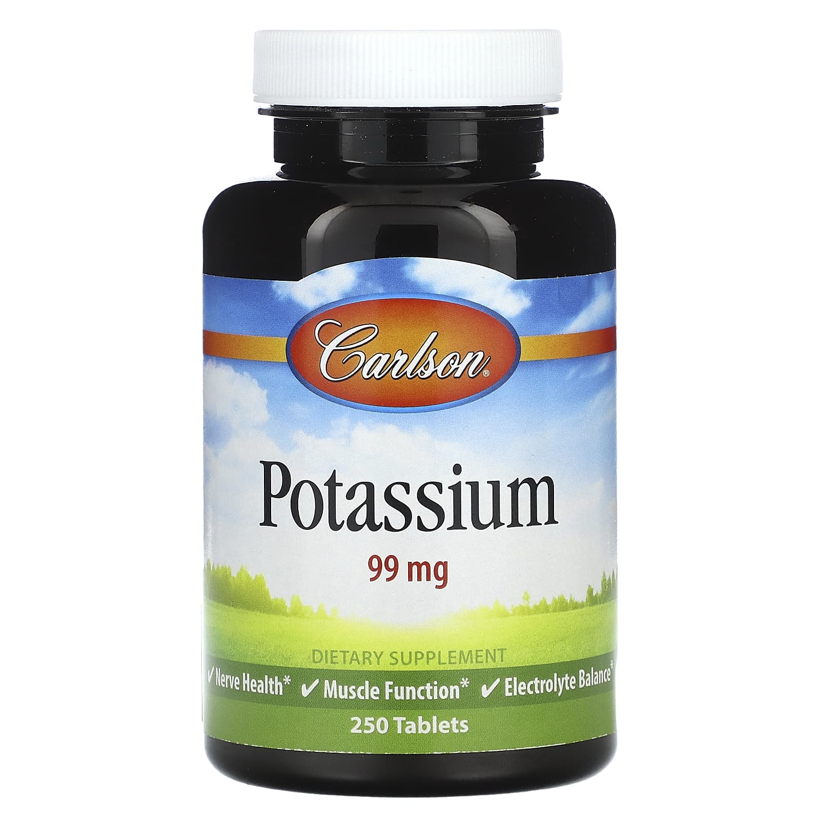 

Potassium, 99 Mg, 250 Tablets