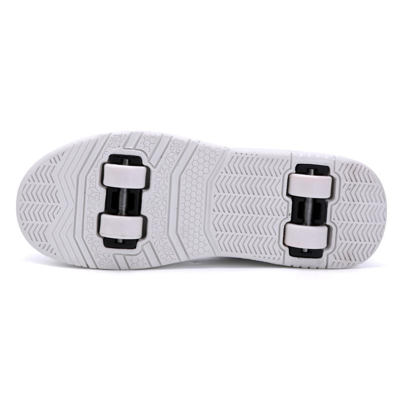 Roller Skate Sneakers Kids Four-wheel Disassembly Flat Shoes Runaway Shoes / Wheel Skate  Shoes with Wheels