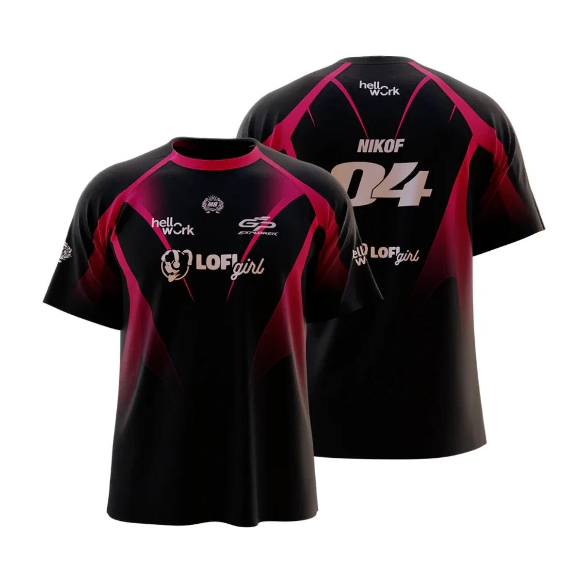 

Summer 3D Print Fans Team Uniforms Men Women Breathable Summer Racing Round Neck Short Sleeve Casual T-shirts Tops XXL
