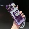 Lanyard Luxury Magnetic Plating Clear Case For XiaoMi 14T Pro Shockproof Silicone Cover