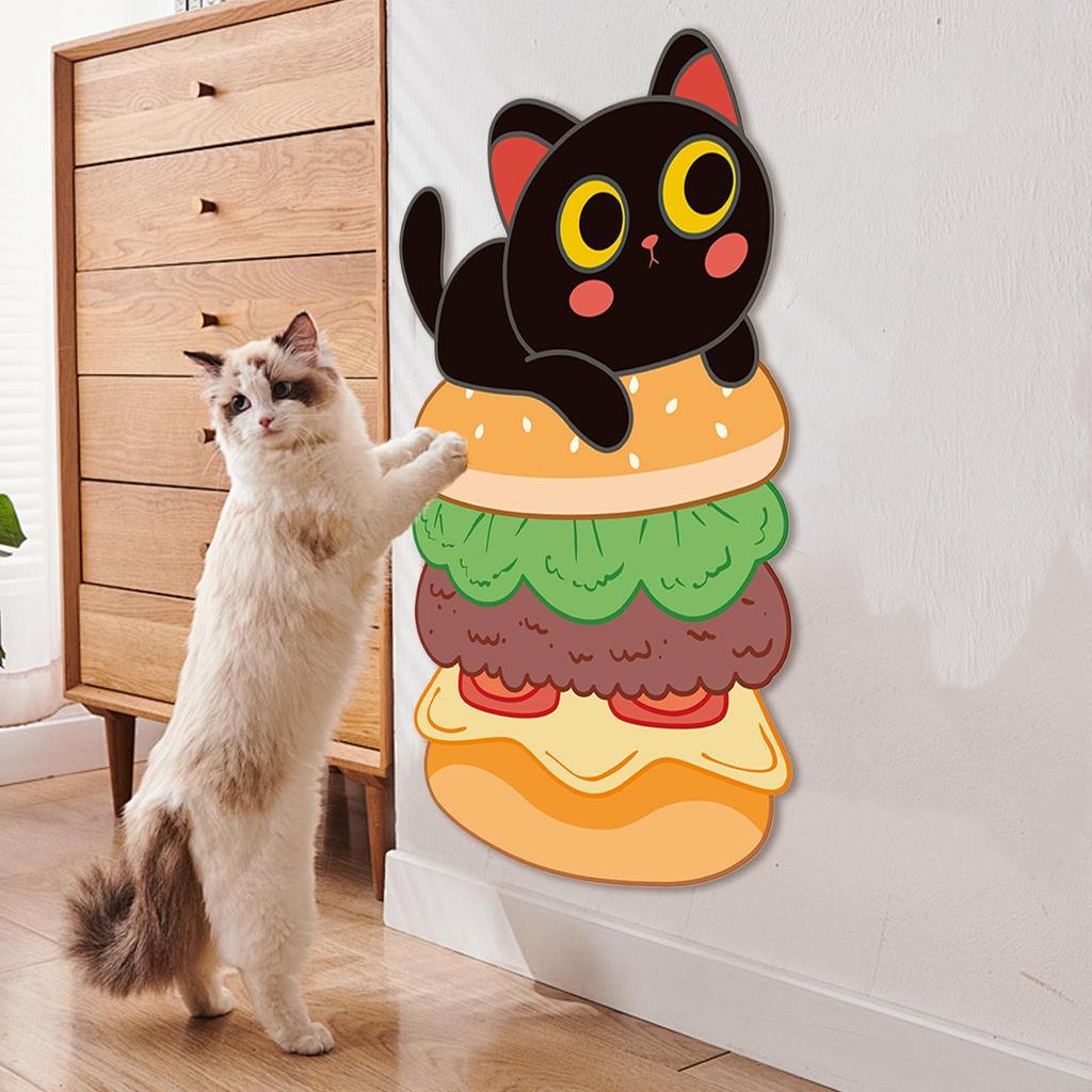 Corner Cat Scratcher Self-Adhesive Scratching Corner Funny Cat Scratch Wall Pad For Climbing Indoor Pet Couch Bed Carpet Door