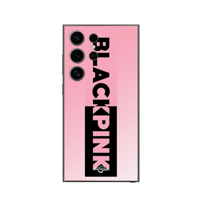 Samsung Galaxy S25 Ultra Blackpink Logo Pink and Black Case Maniacase