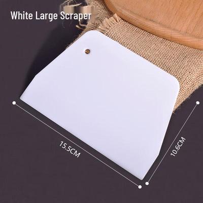Plastic Dough and Cake Scraper Set