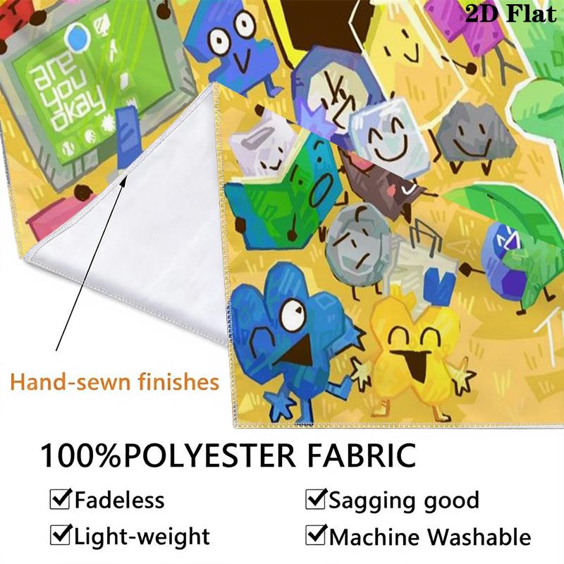 BFDI Wandteppich Ästhetisches Wandbehang Gedruckter Stoffdecke Dekorative Wandteppiche für Schlafzimmer Wohnzimmer Heimdekoration